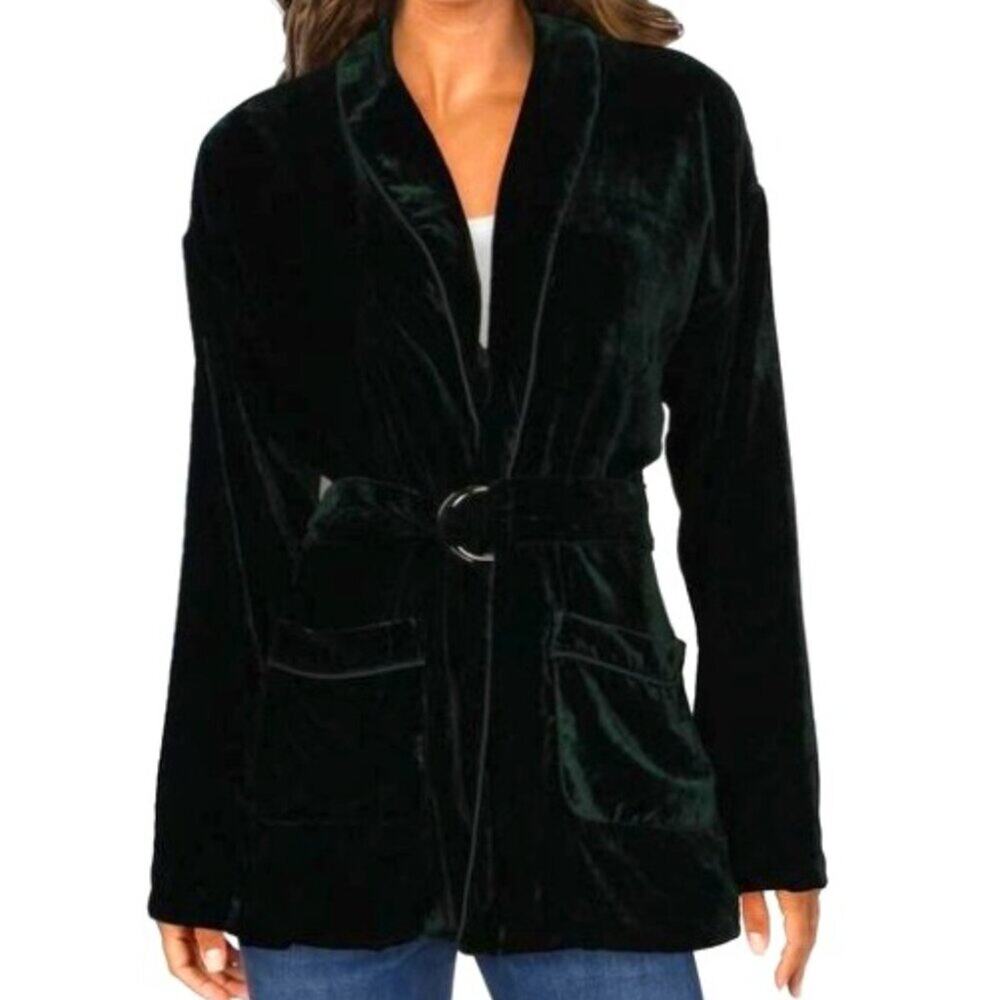 Joe’s Green Velvet Loungewear Blazer – Size S